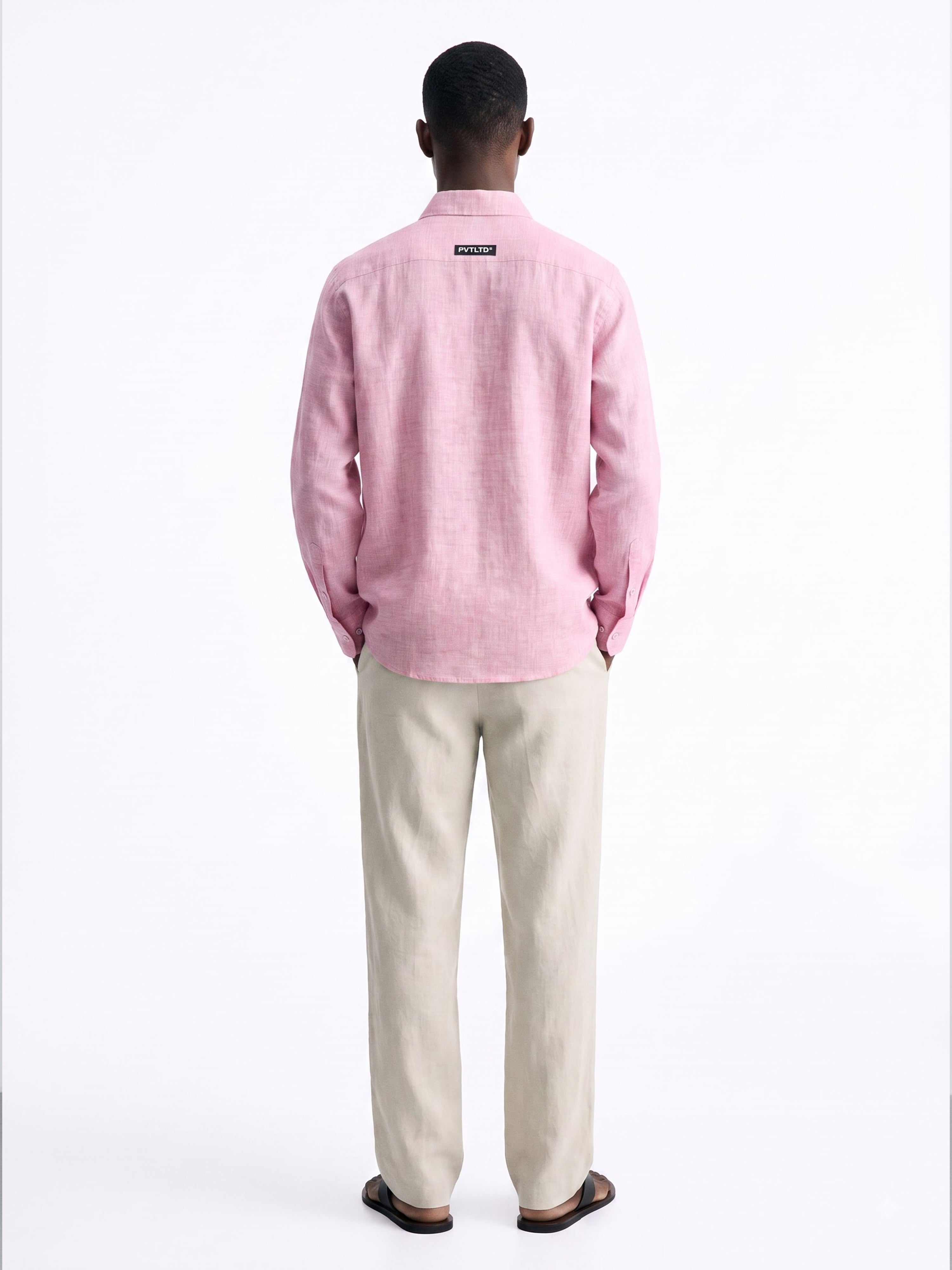 Pink Linen Shirt