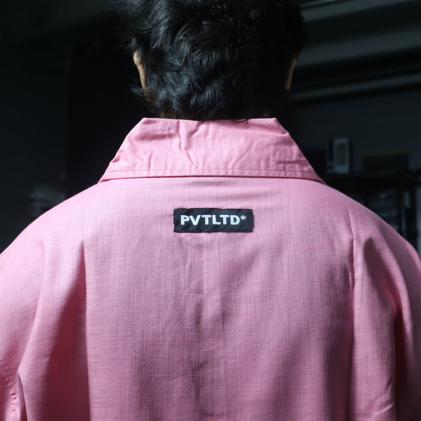 Pink Linen Cotton Shirt