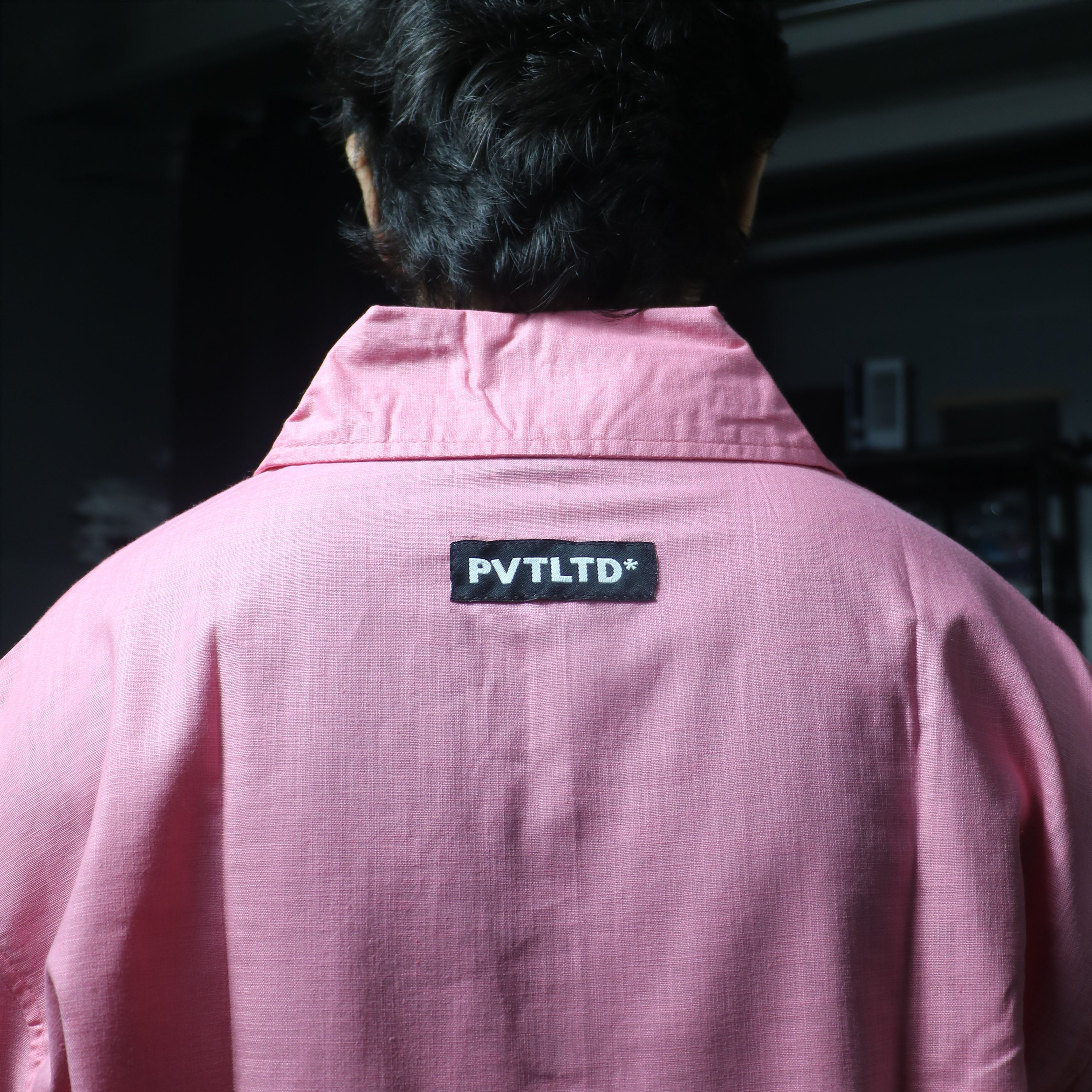 Pink Linen Cotton Shirt
