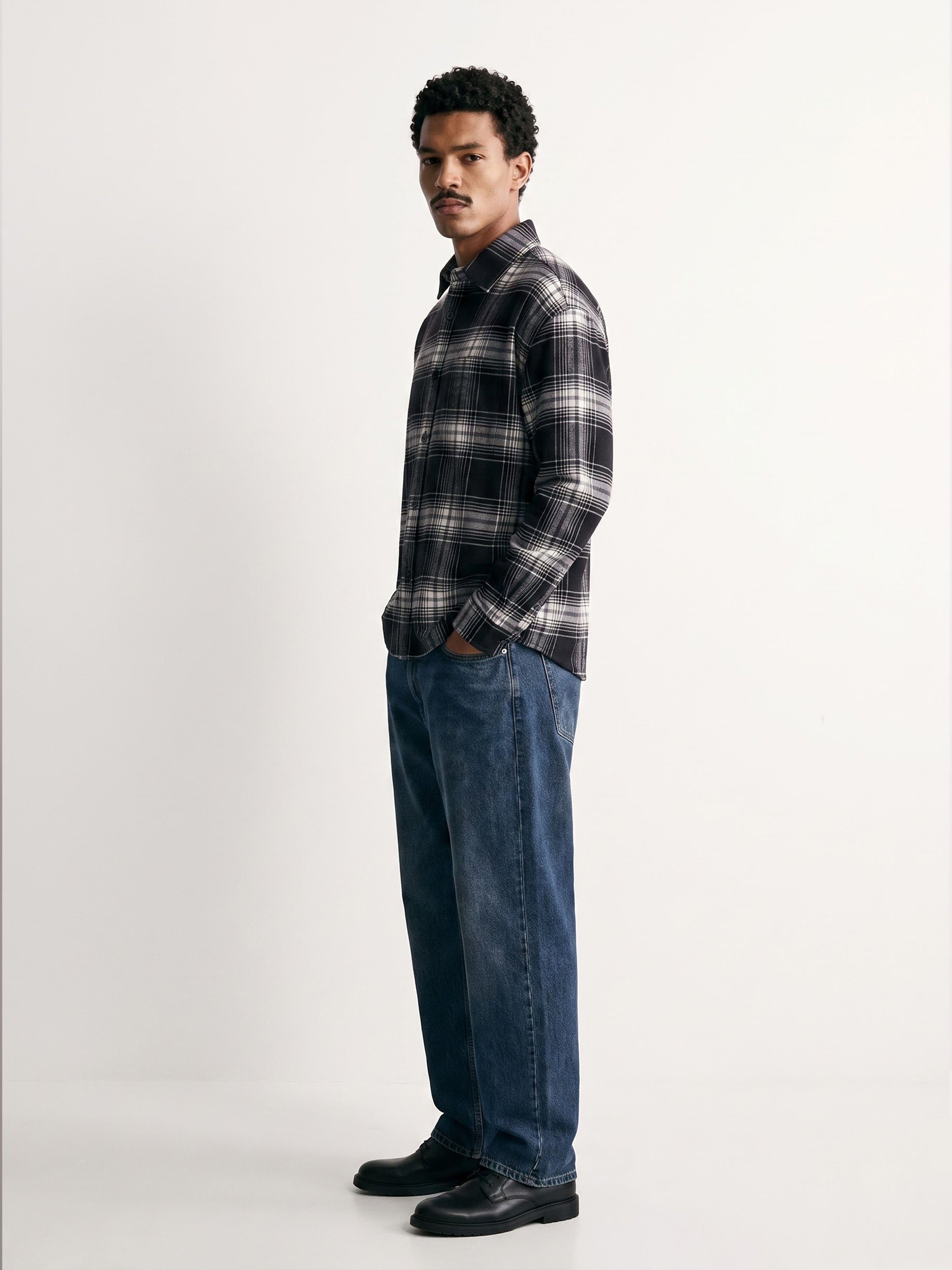 Midnight Checkered Flannel