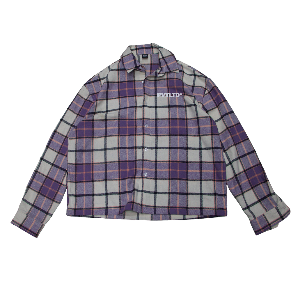 Purple Checkered Shirt