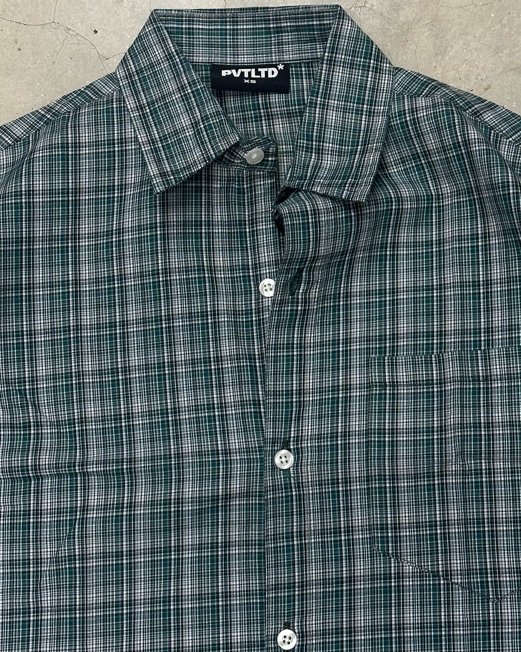 Bottle Green Checks Shirt