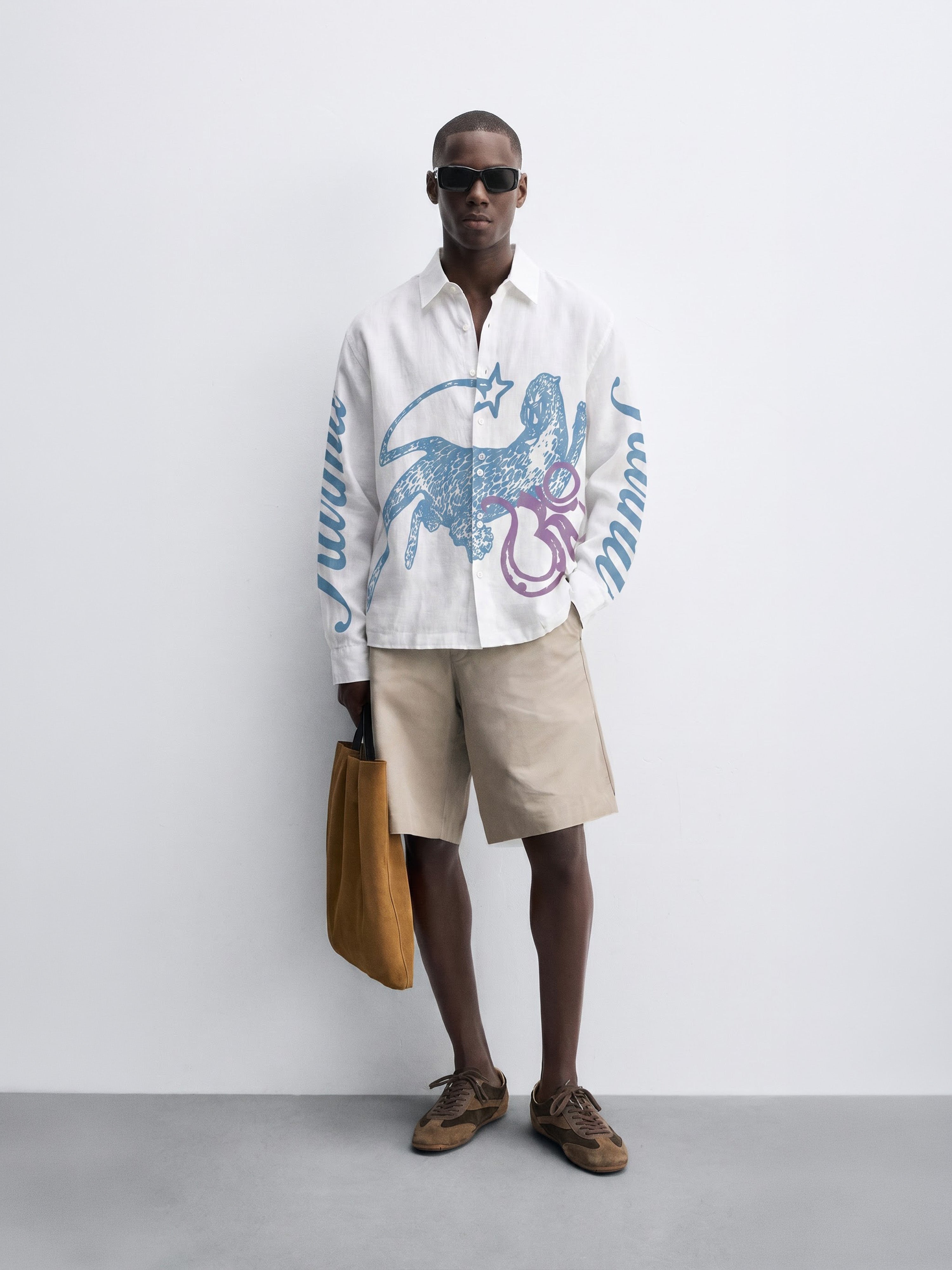 Karma White Linen Shirt
