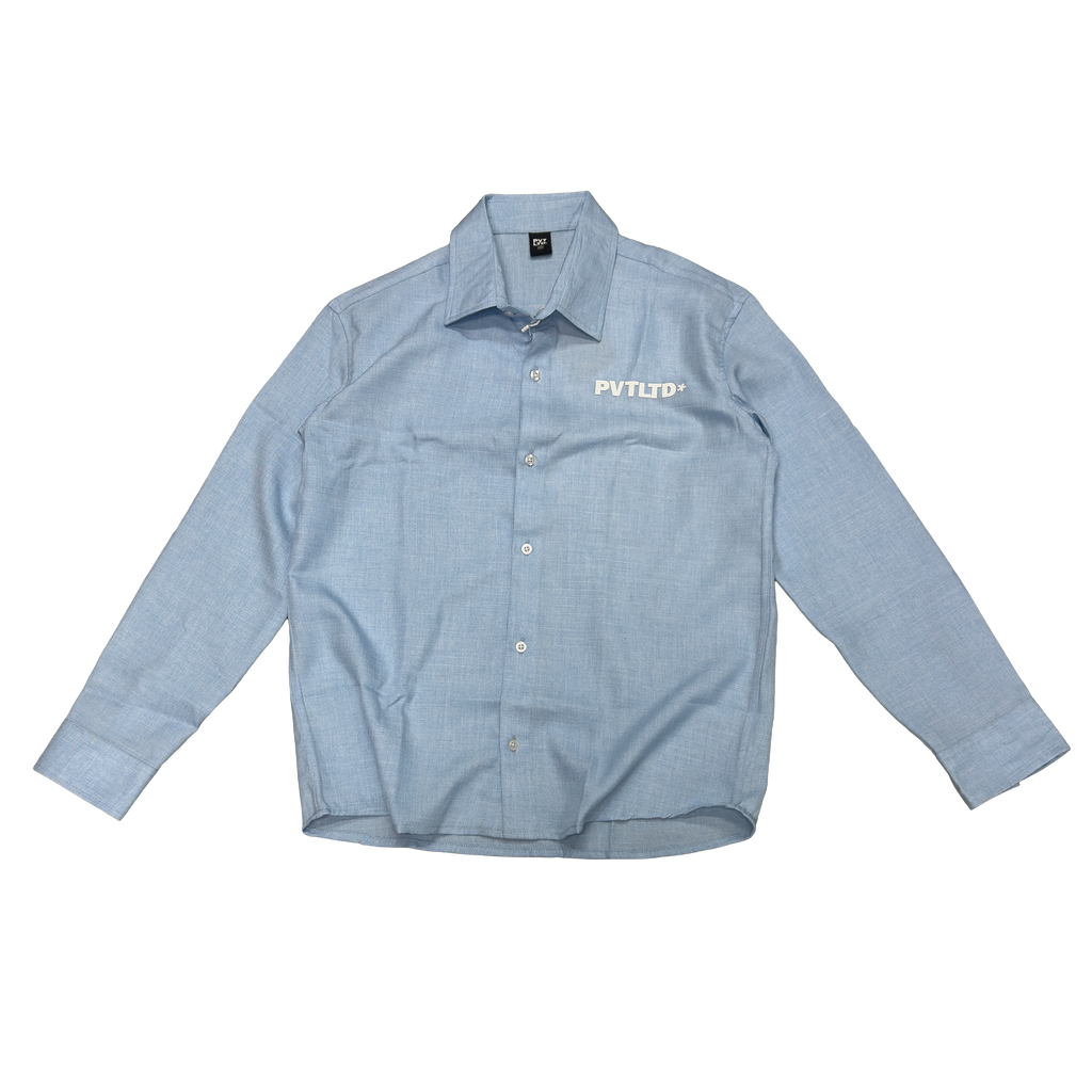 Sky Blue Linen Shirt