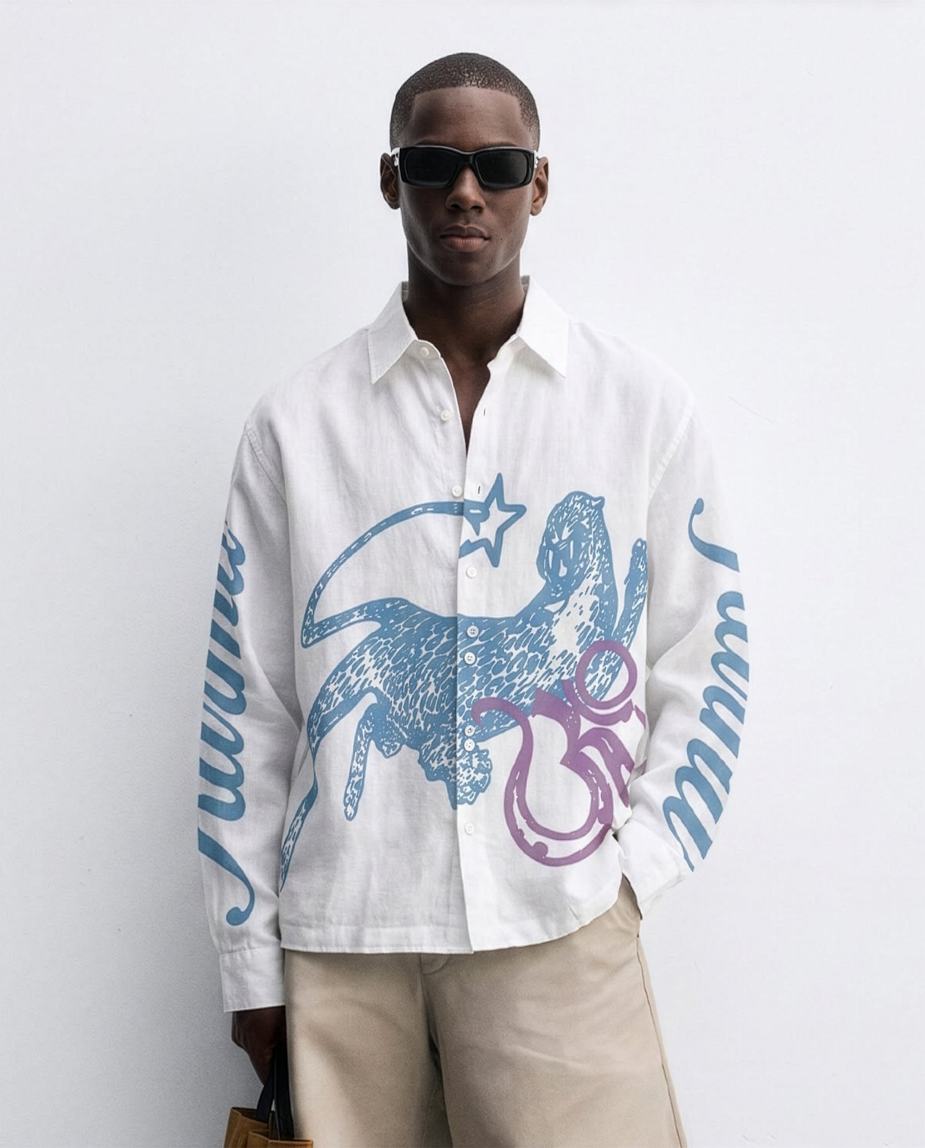 Karma White Linen Shirt
