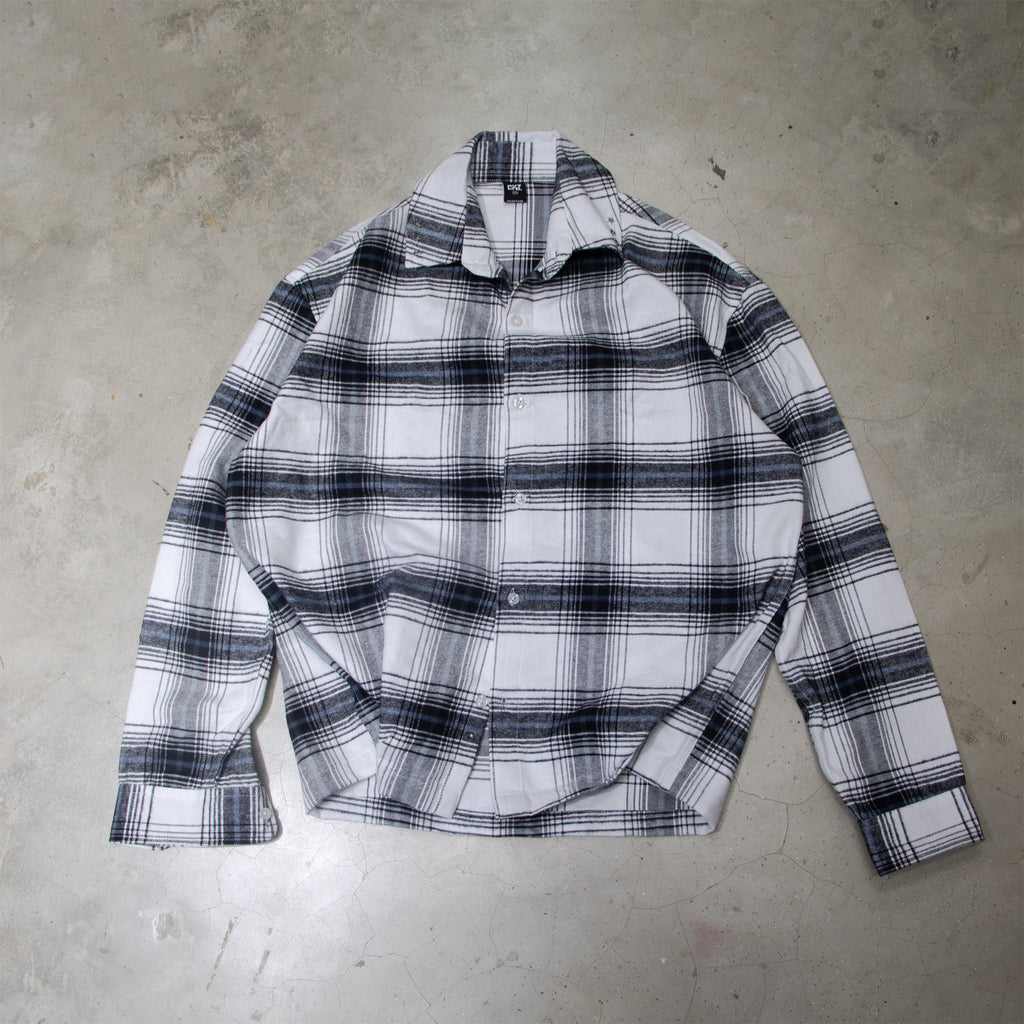 Iced White Button Down