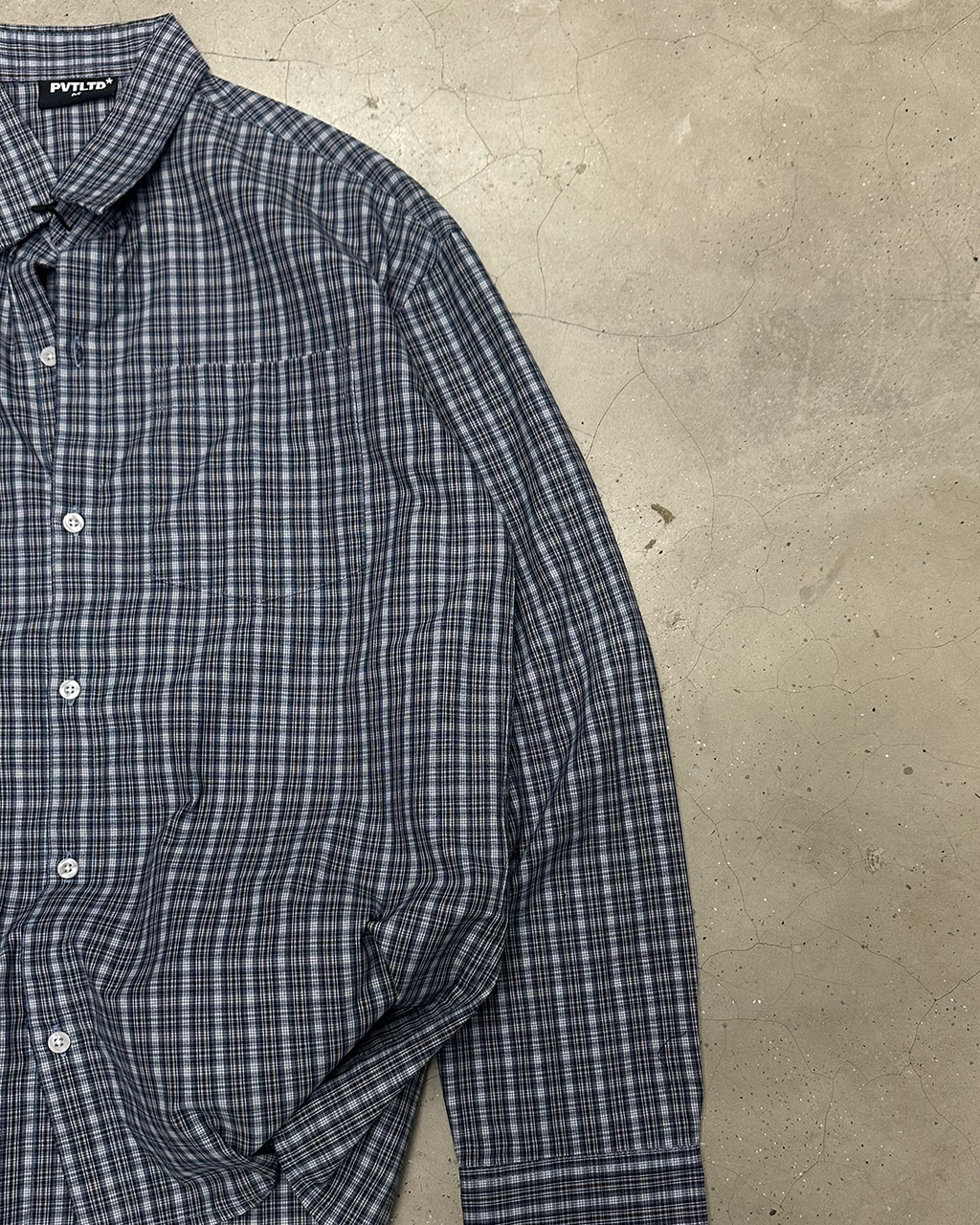 Navy Checks Shirt
