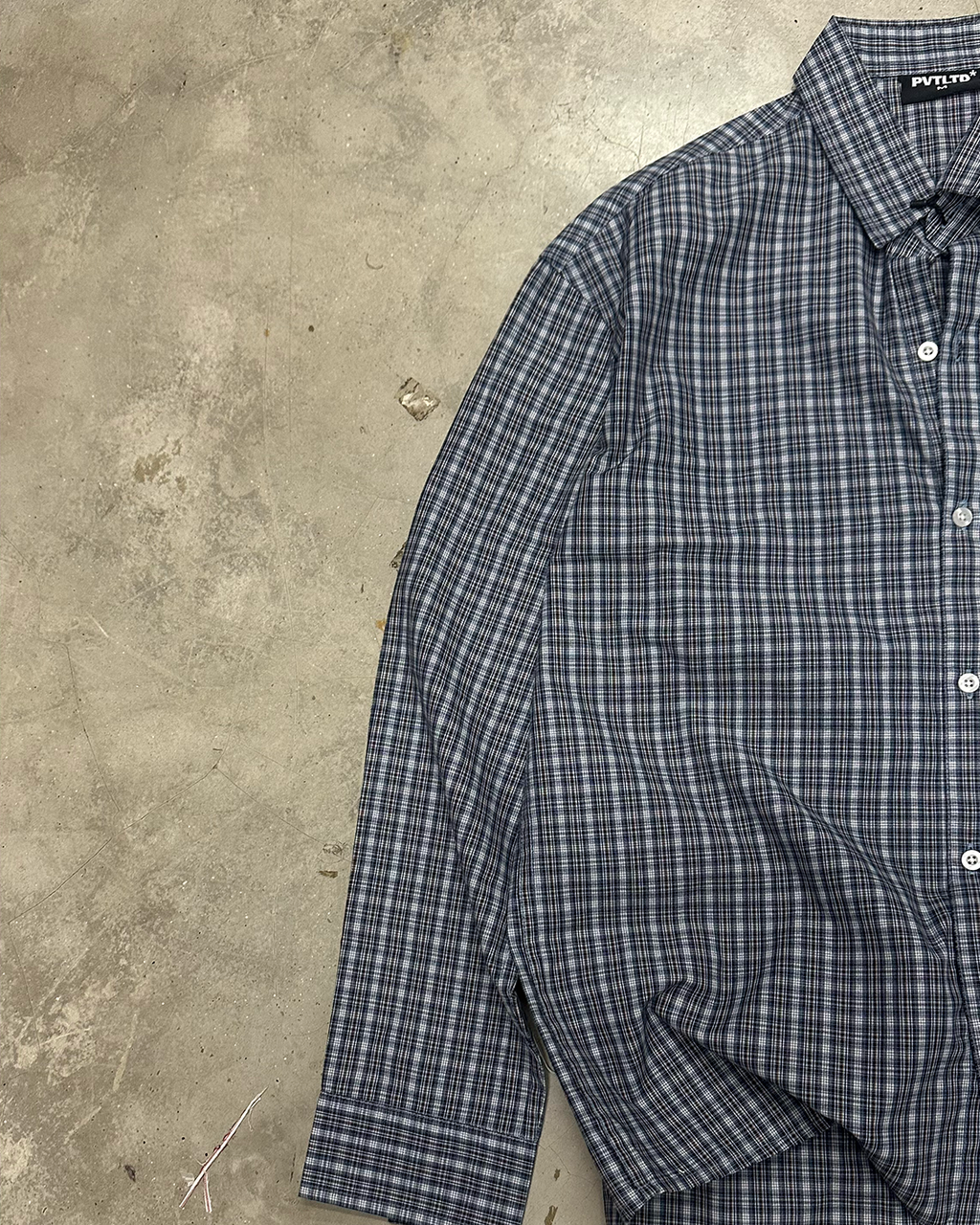 Navy Checks Shirt