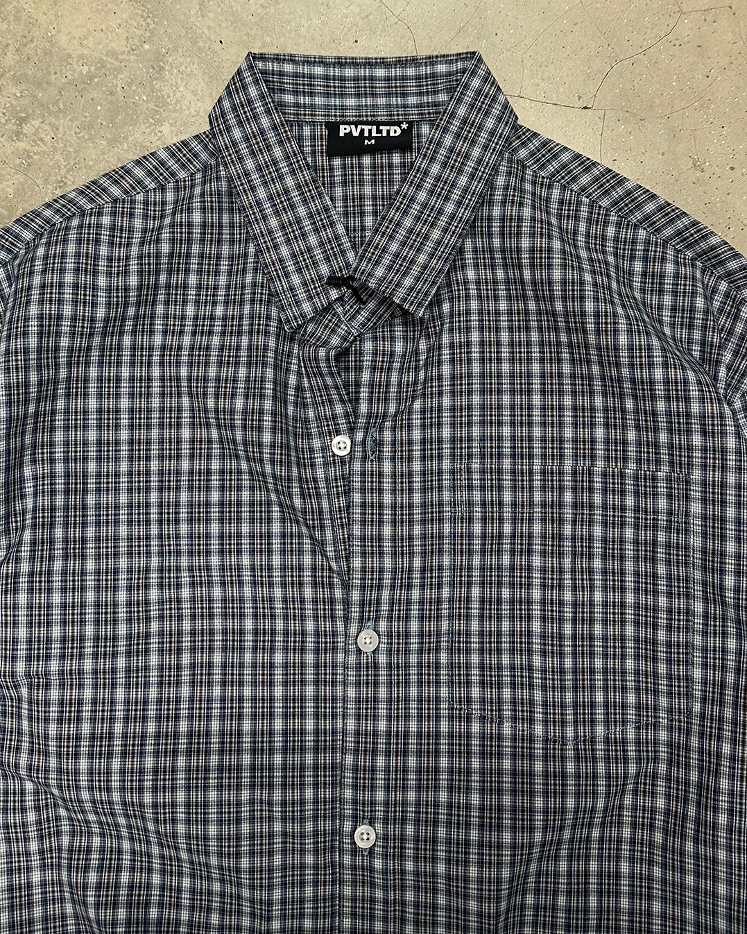 Navy Checks Shirt