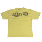 The Nazar Tee, back view with the PVTLTD* script logo across the shoulders