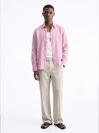 Pink Linen Shirt