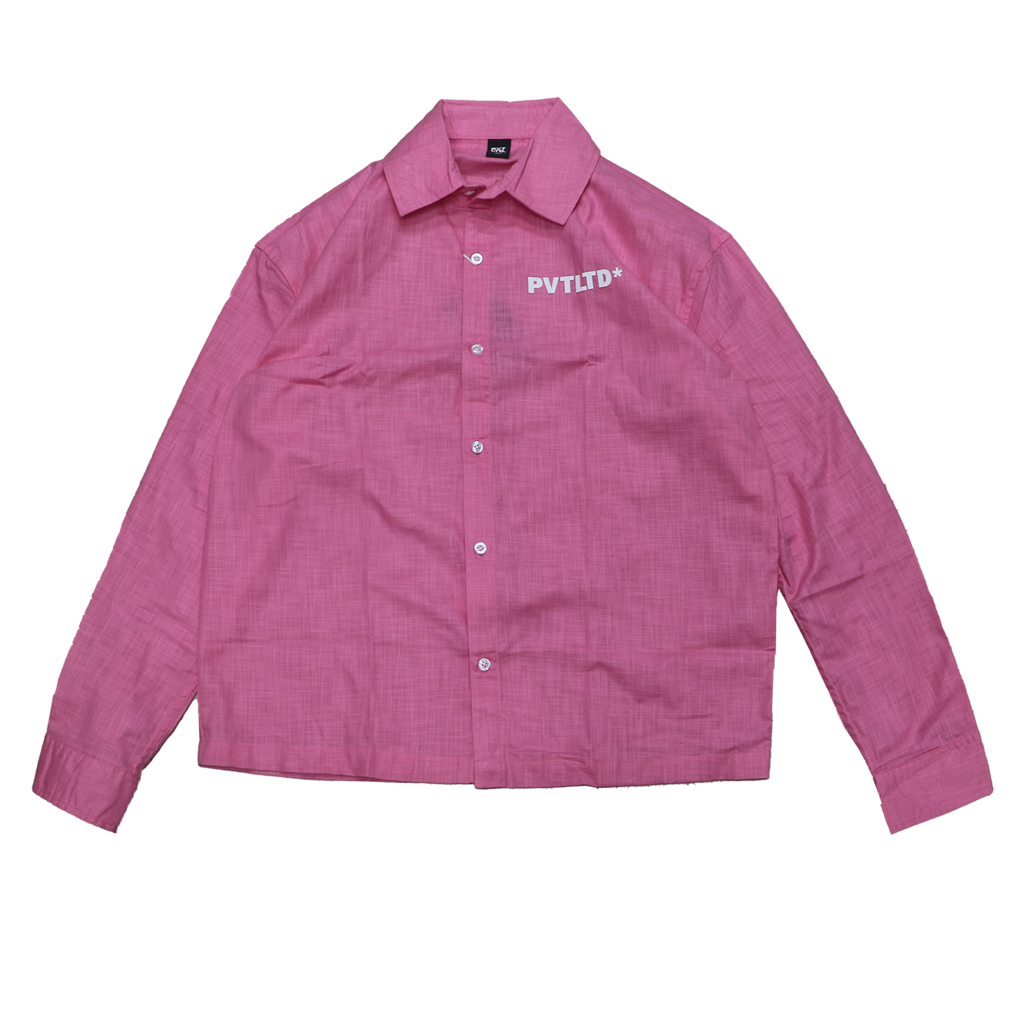 Pink Linen Cotton Shirt