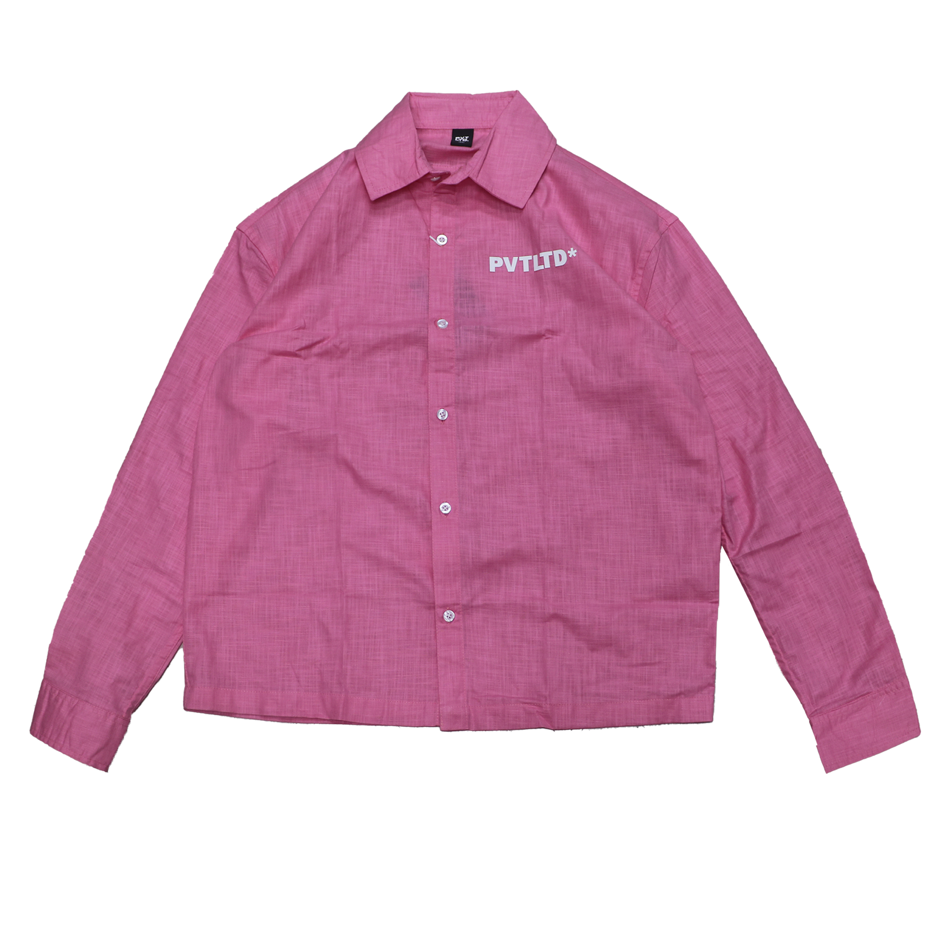 Pink Linen Cotton Shirt