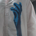 Close-up of the keep your hands off of me text print, PVTLTD* Keep Your Hands Off Me Shirt