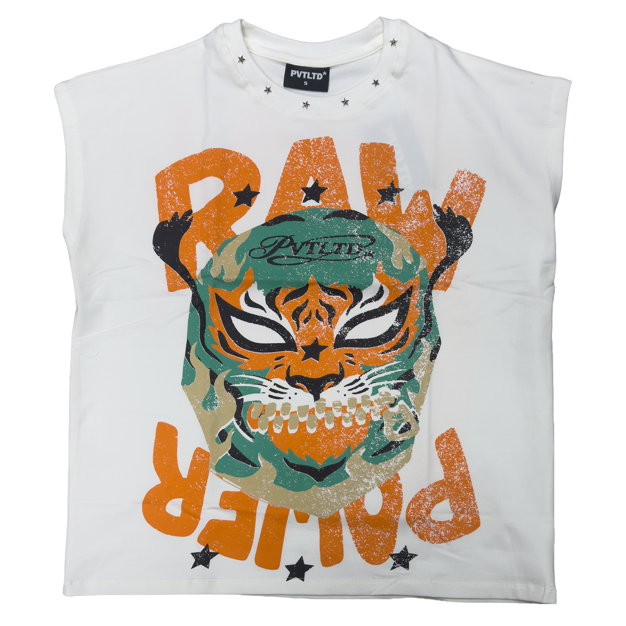 White Raw Power Vest
