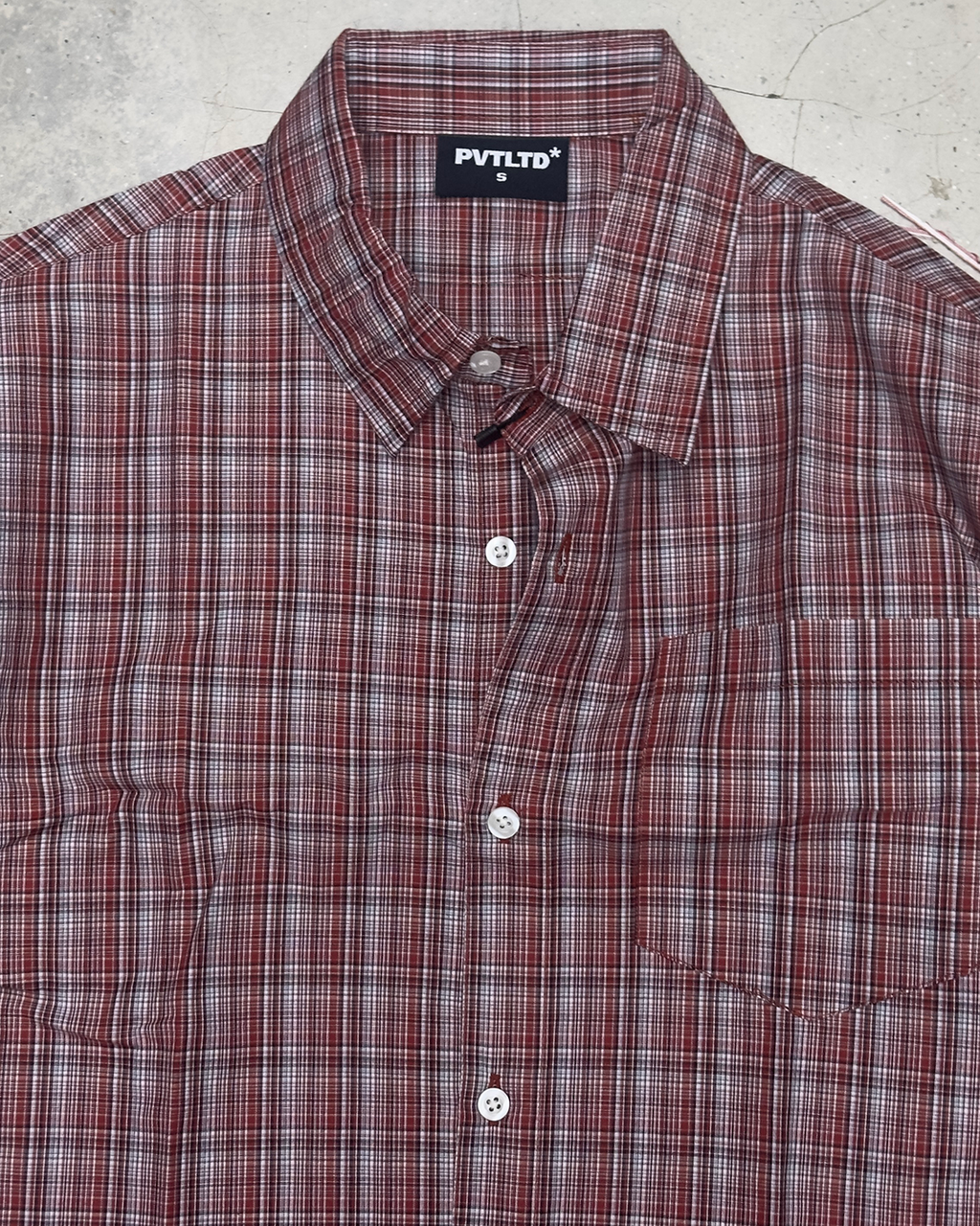 Rust Checks Shirt
