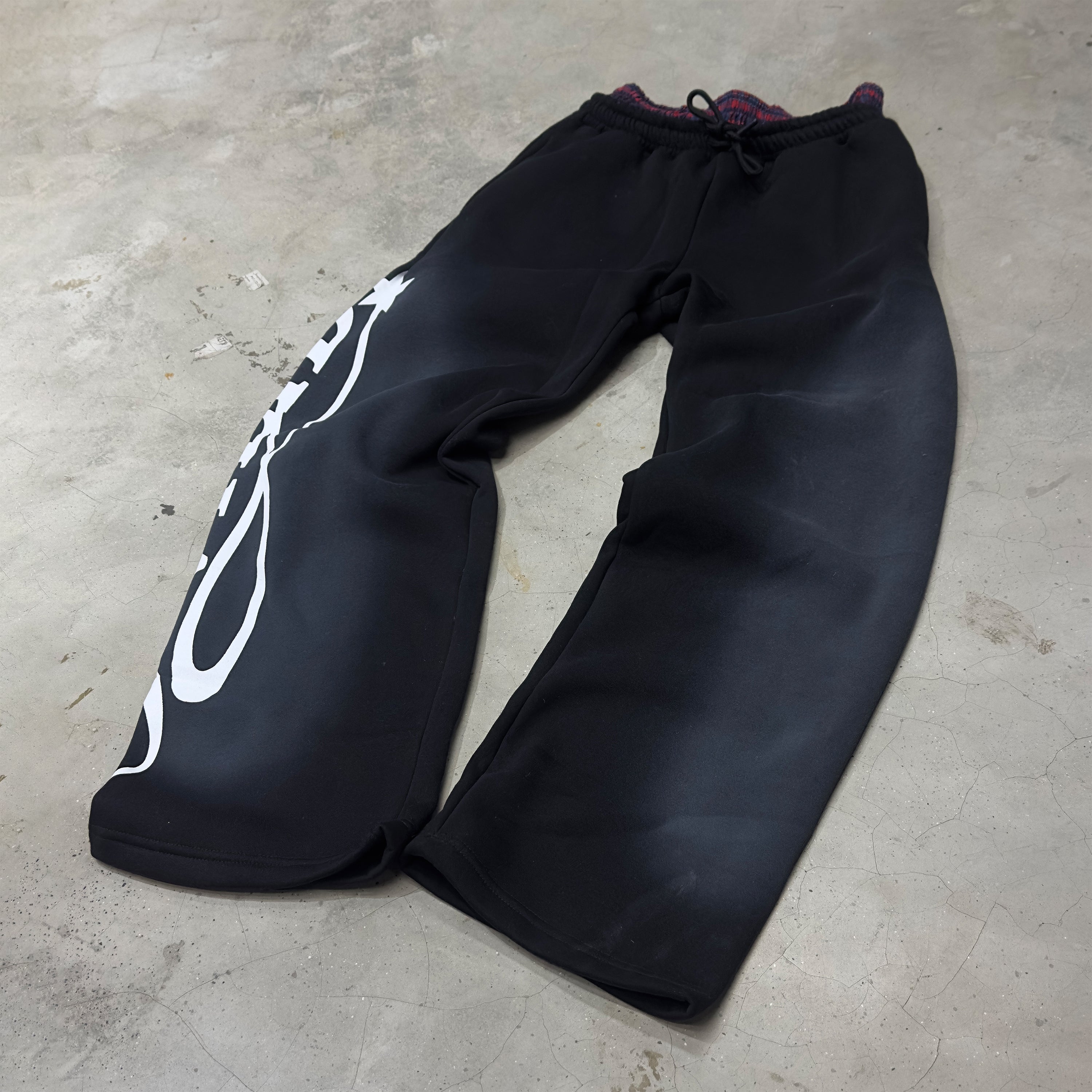 Black Boxer Track Pant