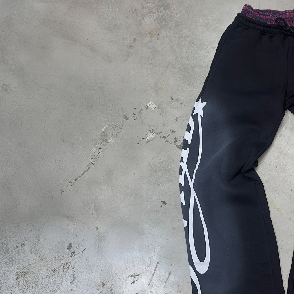 Black Boxer Track Pant