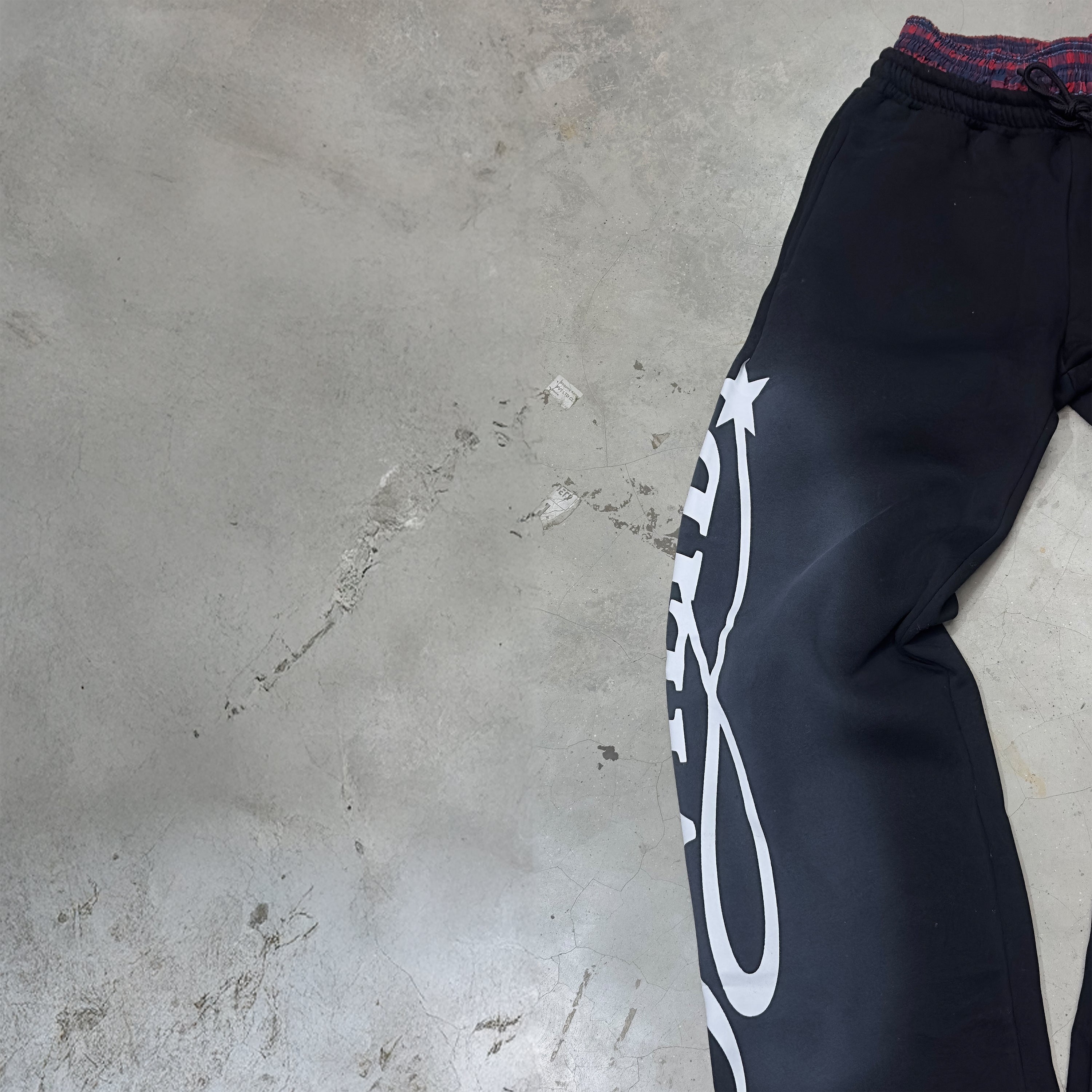 Black Boxer Track Pant