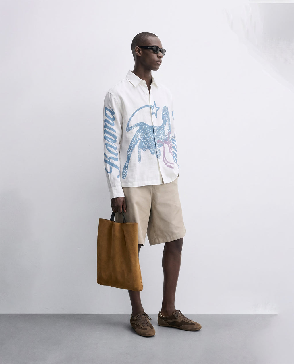 Karma White Linen Shirt