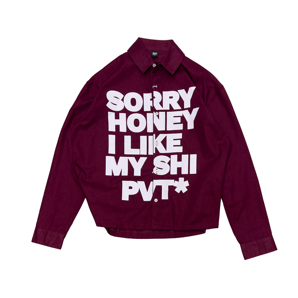 Sorry Honey Shirt (Linen Cotton)