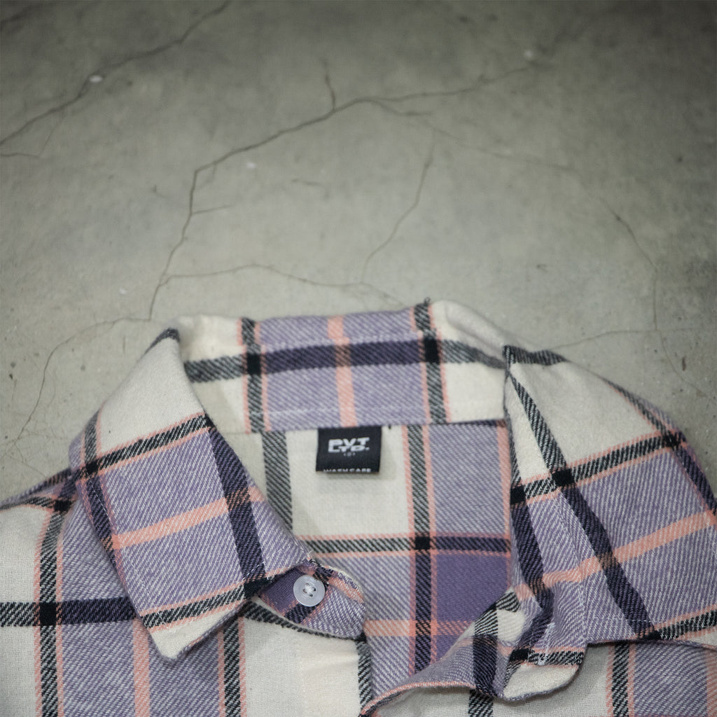 Purple Checkered Shirt