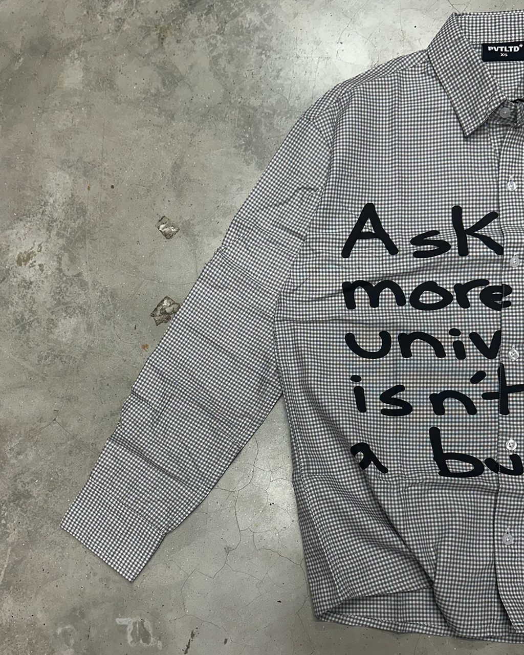 Grey Checks Universe Shirt