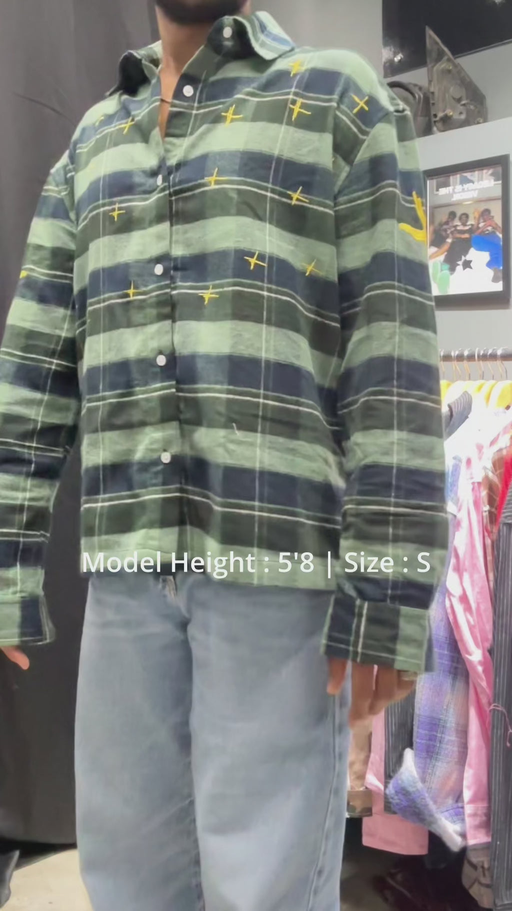 Star Spotting Checkered Shirt